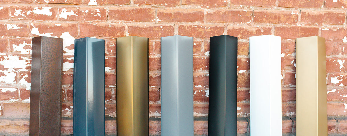 Textured Copper- Powder Coated Standard 2" x 2" x 48"